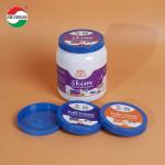 Food Grade 502# 125mm Plastic PP PE Cover Lid For Milk Powder Bottle ISO / SGS / FDA / FSSC Approved for sale