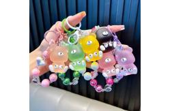 China 3d Animal Cell Phone Chain Strap Soft Rubber Pvc Practical Fully Customizable supplier