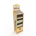 Classical Gridwall Display Racks Double Sided Free Standing Grid Wall With Wheels