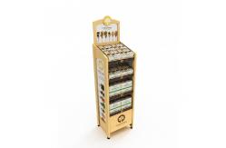 China Classical Gridwall Display Racks Double Sided Free Standing Grid Wall With Wheels supplier