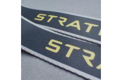 China Customized Non Elastic Embroidered polyester webbing straps supplier