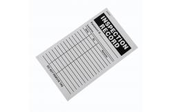 China Customizable Plastic Safety Tag with Printed Design supplier