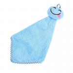 Delicate 20cm Square Short Plush Baby Saliva Towel for sale