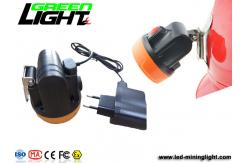 China IP68 1W 2.8Ah Li Ion 6000Lux Mining Hard Hat Lights supplier
