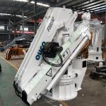 Hydraulic Folding 8M Steel 0.6T Offshore Pedestal Crane for sale