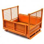 Lockable Steel Mesh Cage Rust Resistant For Warehouse
