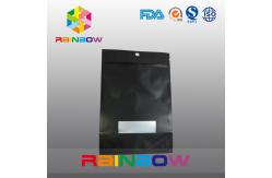 China Customized 2oz Aluminum Foil Lined Black Matt Stand Up Coffee Bag with Valve supplier