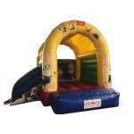 Outdoor Inflatable Jump House Silk Printing 4.2 X 4m Safe Nontoxic Customized for sale