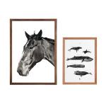 White 10x10 Thin Wood Picture Frames For Home Decoration