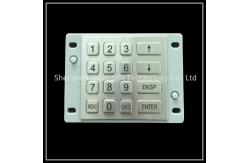 China Metal Button Usb Numeric Keypad , PS2 Interface Portable Numeric Keypad supplier
