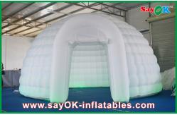 China Led Lights Inflatable Air Tent , Diameter 5m Inflatable Dome Tent supplier