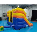 PVC 4x4x3m Inflatable Combos Little Bounce House Kids Bouncy Castle With Slide