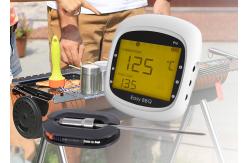 China Electronic Bluetooth Bbq Cooking Thermometer / Meat Heat Thermometer Programmed With Timer supplier
