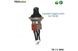 China Telecrane Remote Control Spare Parts 3 Position Toggle Switch With Waterproof Cap supplier