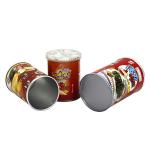 Paper Tube Candy Packaging , Embossing Printing round canister for sale