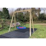 Hot Sale 100cm 120cm Outdoor Playground Multi Colors Kids Bird Nest Swing for sale