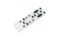 China Custom Design Conductive Custom Color Silicone Rubber Keyboard supplier