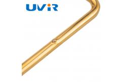 China Quartz Halogen Heater Lamp Heating Element Tube 370W For IR Tungsten Filament supplier