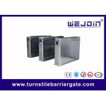 security alarm flap barrier gates  , access control , flap barrier with anti-reversing passing Flap  Barrier, for sale