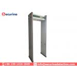 Shockproof Multi Zone Metal Detector , Security Walk Through Gate 700mm Inner Frame for sale