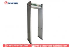 China Shockproof Multi Zone Metal Detector , Security Walk Through Gate 700mm Inner Frame supplier