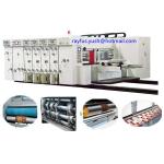 1 ~ 5 Colors Printing Flexo Printer Slotter Die Cutter Vibrator Stacker Lead Edge Feeder for sale
