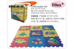 China Multi Colour Children Traffic Puzzle Foam Mat EN71-1-2-3 Certified supplier
