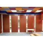 Office Sliding Partition Walls , Melamine Surface Folding Door Aluminium Profile Soundproof Room Dividers for sale