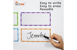 China Printable Reusable Magnetic Dry Erase Labels Removable Whiteboard Label Magnets supplier