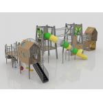 Amusement Plastic Climbing Frames Weather Resistant Non Slip Commercial Park Playground Equipment for sale