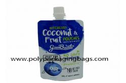 China Gravure Printing Self Contained Aluminum Foil Suction Nozzle Bag With Spout supplier
