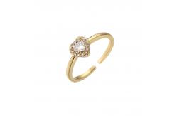China 14K Gold Open Adjustable Ring supplier