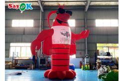 China Red Animal Giant Lobster Inflatable Model With 2 Years Warranty supplier