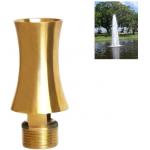 12m3/H Yellow Brass  Ice Tower Water Fountain Spray Heads for sale