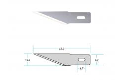 China SK5 Small Utility Knife Blades 0.01mm Art Engraving Carving supplier