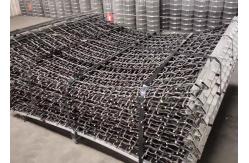 China High Carbon Steel Square Hole Vibrating Screen Mesh 1.5X2m supplier
