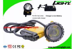 China Waterproof LED Miners Lamp 25000lux Brightness With 10.4 Ah Big Battery Capacity supplier