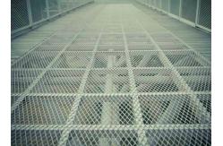 China Galvanised Expanded Metal Walkway Grating 4mm Thickness 1.5m Width supplier