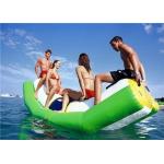 Green And White Single Water Totter Inflatable Water Sports For 4 People for sale