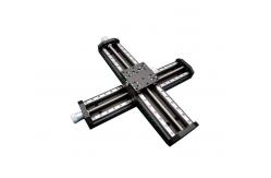 China Large Lead Long Stroke Manual Slide Table 60*60mm Platform supplier