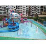 Residential Playground Water Slide Aqua Park Fiberglass Water House For Children for sale