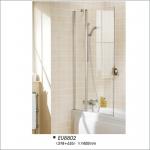 Bathroom Pivot Over Bath Shower Screen / Glass Shower Doors CE CCC Certification for sale