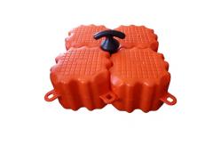 China Rotomolding PE Floater Floating HDPE Pipe Floats UV Resistance Floating Pontoon Bridge supplier
