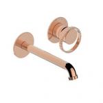 Neoperl Air Power Brass Basin Faucet Brushed Brass Basin Tap Pop Up Waste Set Available for sale