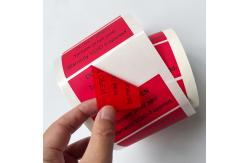China Self Adhesive Anti Counterfeit Sticker Glossy Lamination supplier