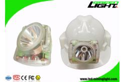 China Rechargeable Cree LED Miner Cap Lamp PC ABS 1200 Battery Cycles 232lum Illuminous supplier