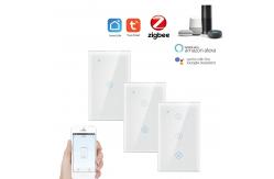 China AC 110V-240V ZigBee Smart Switch Tuya supplier