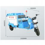 Side Mounted Bucket Self Loading Electric Garbage Trucks 30-50Km/h