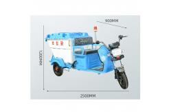 China Side Mounted Bucket Self Loading Electric Garbage Trucks 30-50Km/h supplier