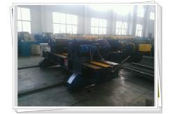 China Taper Shape Weldment Used Conventional Welding Rotator With Dual PU Roller supplier
